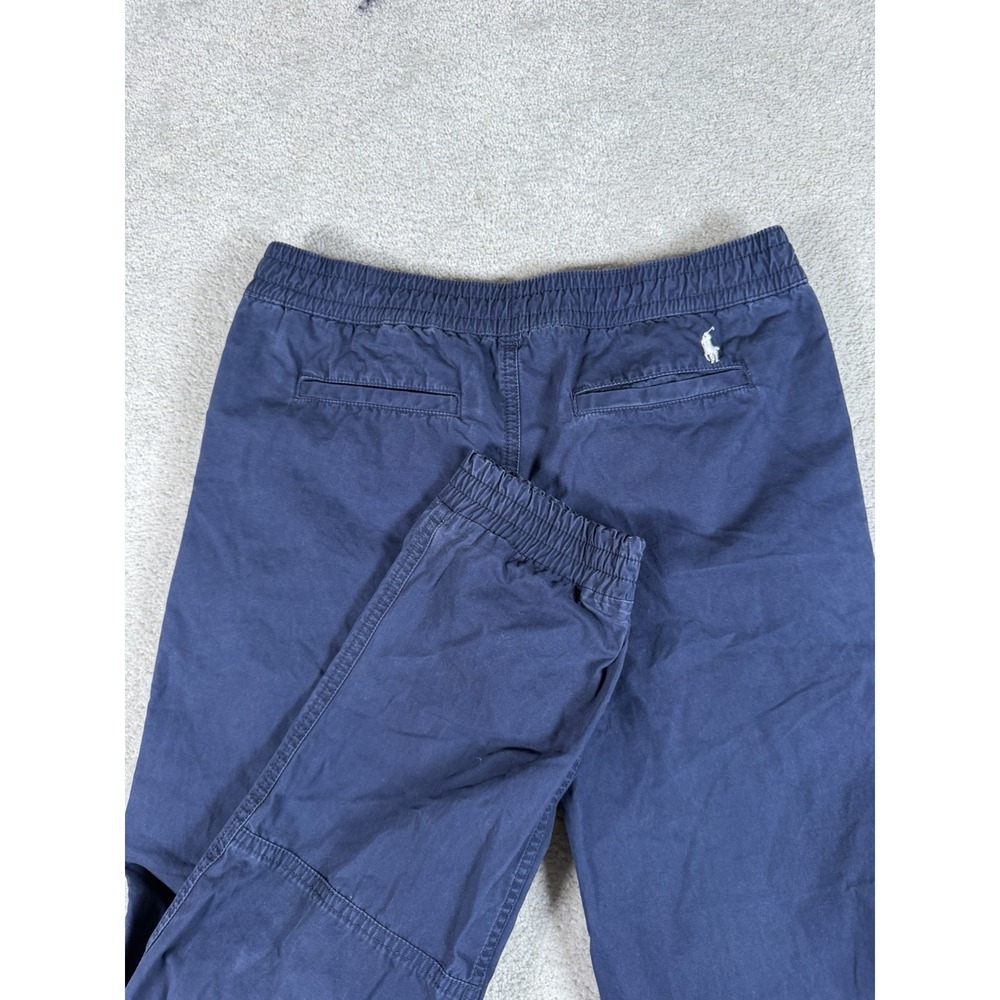 Polo Ralph Lauren Navy Blue Zip Pocket Drawstring Jogger Pants‎ Youth M (10-12)